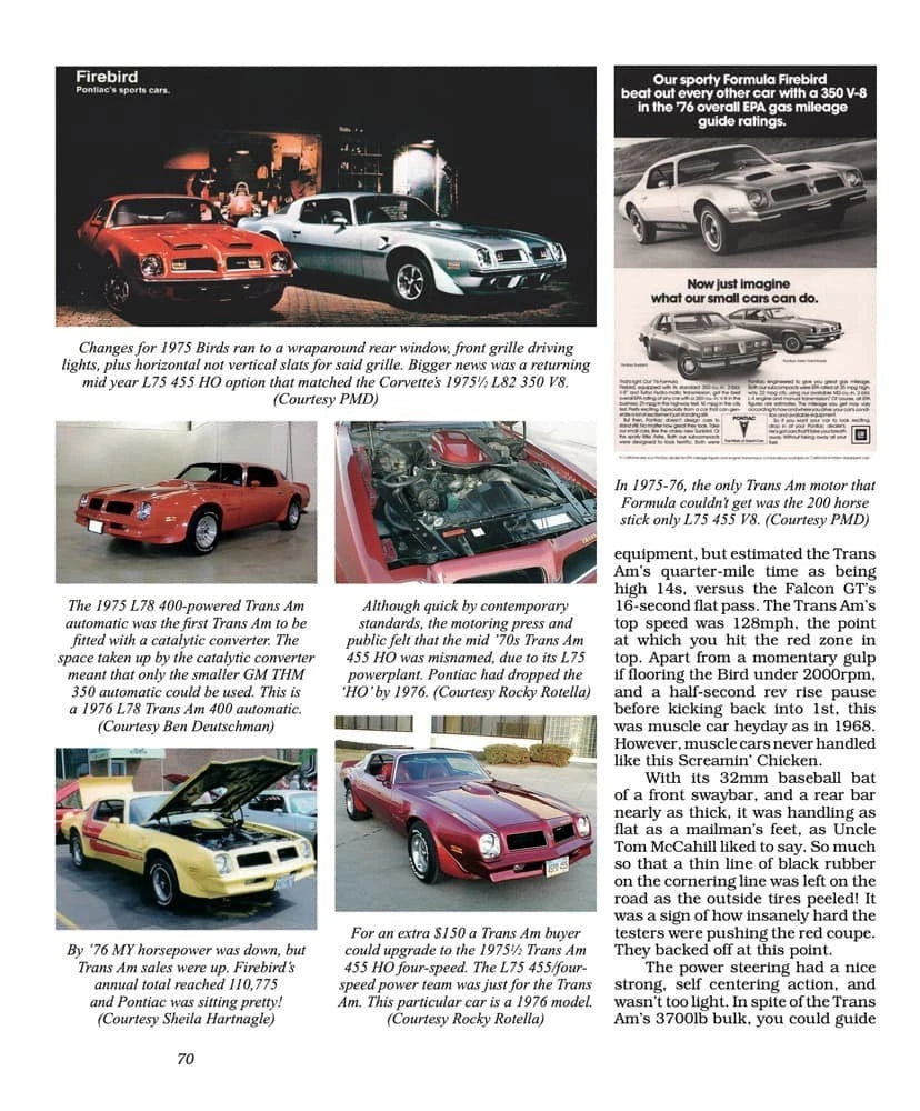 Pontiac Firebird Comprehensive 4th Edition by Marc Cranswick (1993–2002)