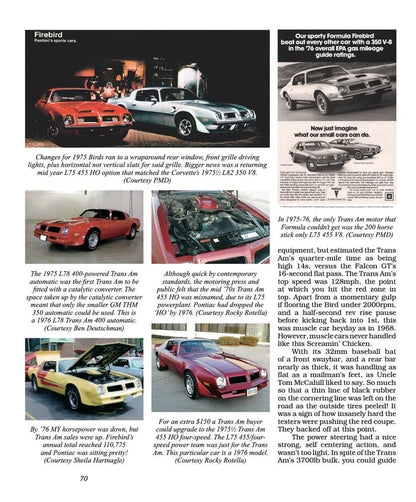 Pontiac Firebird Comprehensive 4th Edition by Marc Cranswick (1993–2002)