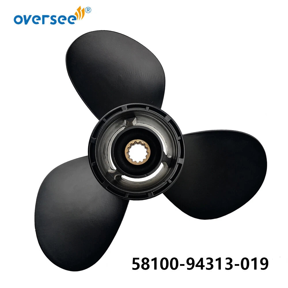 11-1/2x13 Aluminum Propeller 58100-94313-019 for Suzuki Outboard (35-65HP)