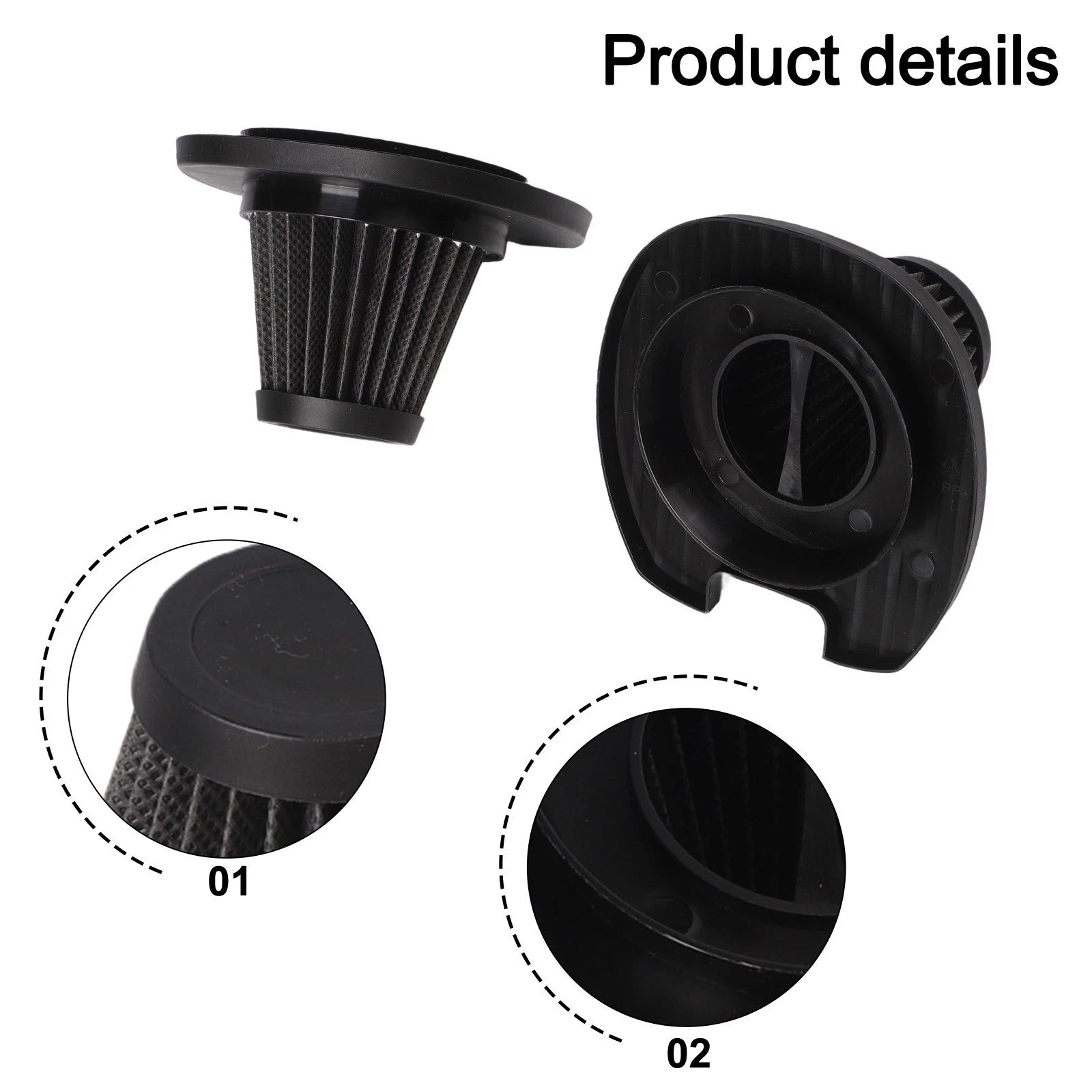 Replacement Filter for BLACK+DECKER VACs (Compatible)