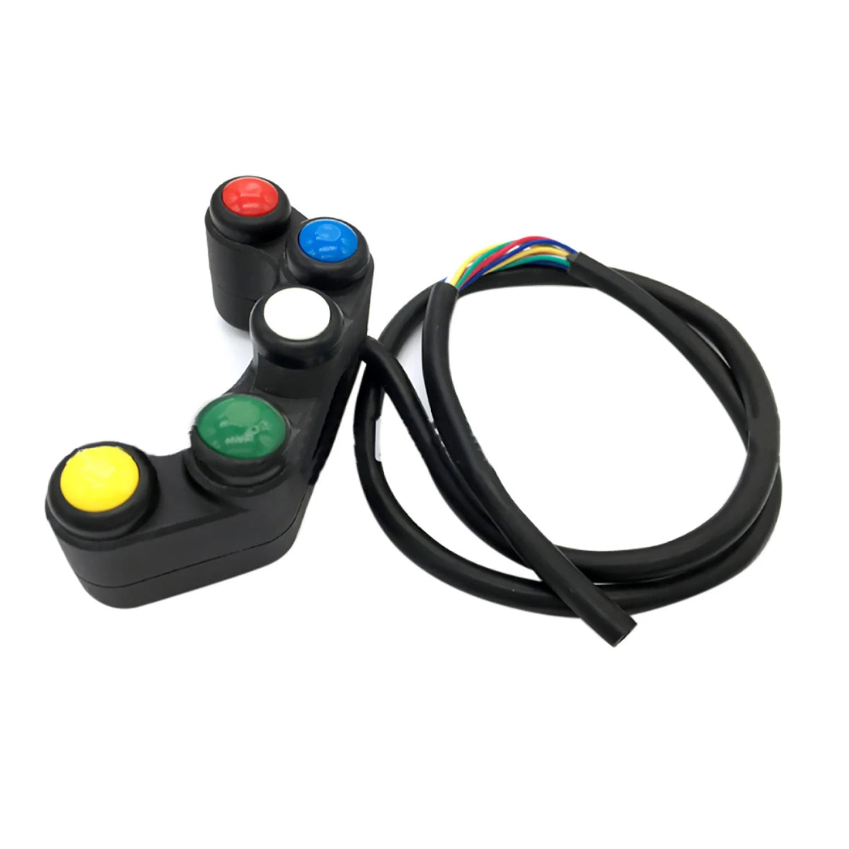 5 Button 12V Handlebar Mount Light Switch for Motorcycle (Universal)