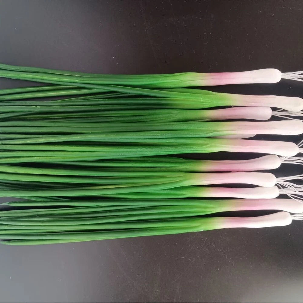 Set of 3 PU Green Onion Models for Teaching and Display