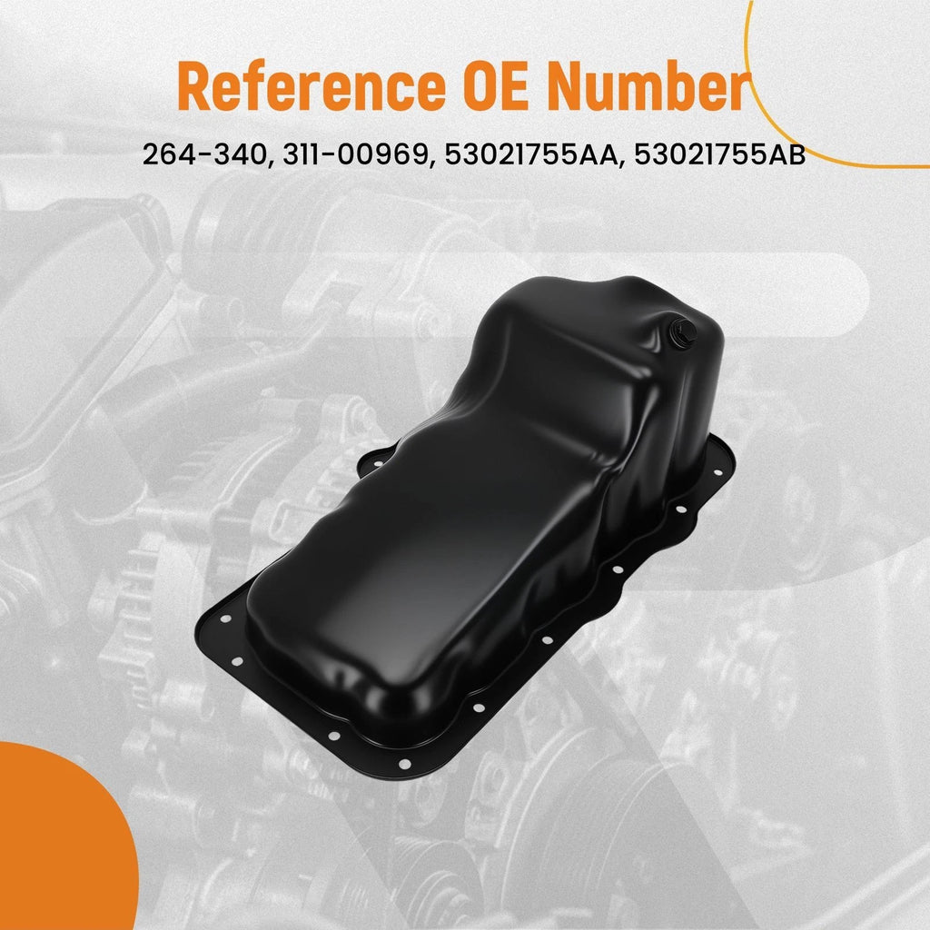 Lower Engine Oil Pan for Dakota/Commander 3.7L (2006–2010) 264-340
