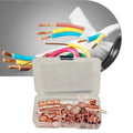 75PCS Crimp Connector Kit for Battery Cable Splice (40-300A)