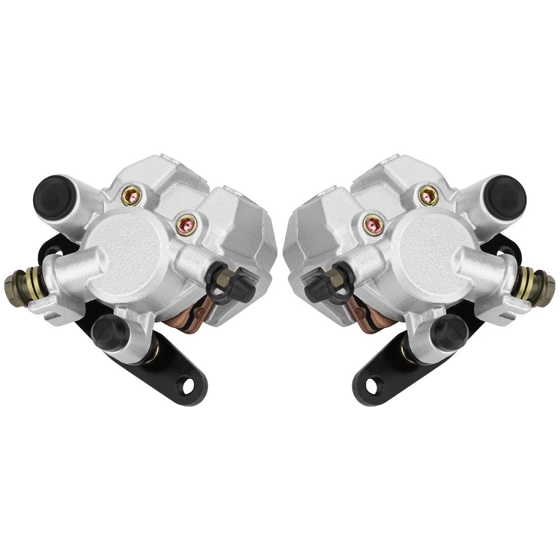 Front Left Right Brake Caliper & Pads for Yamaha Banshee 350 (1990–2006)