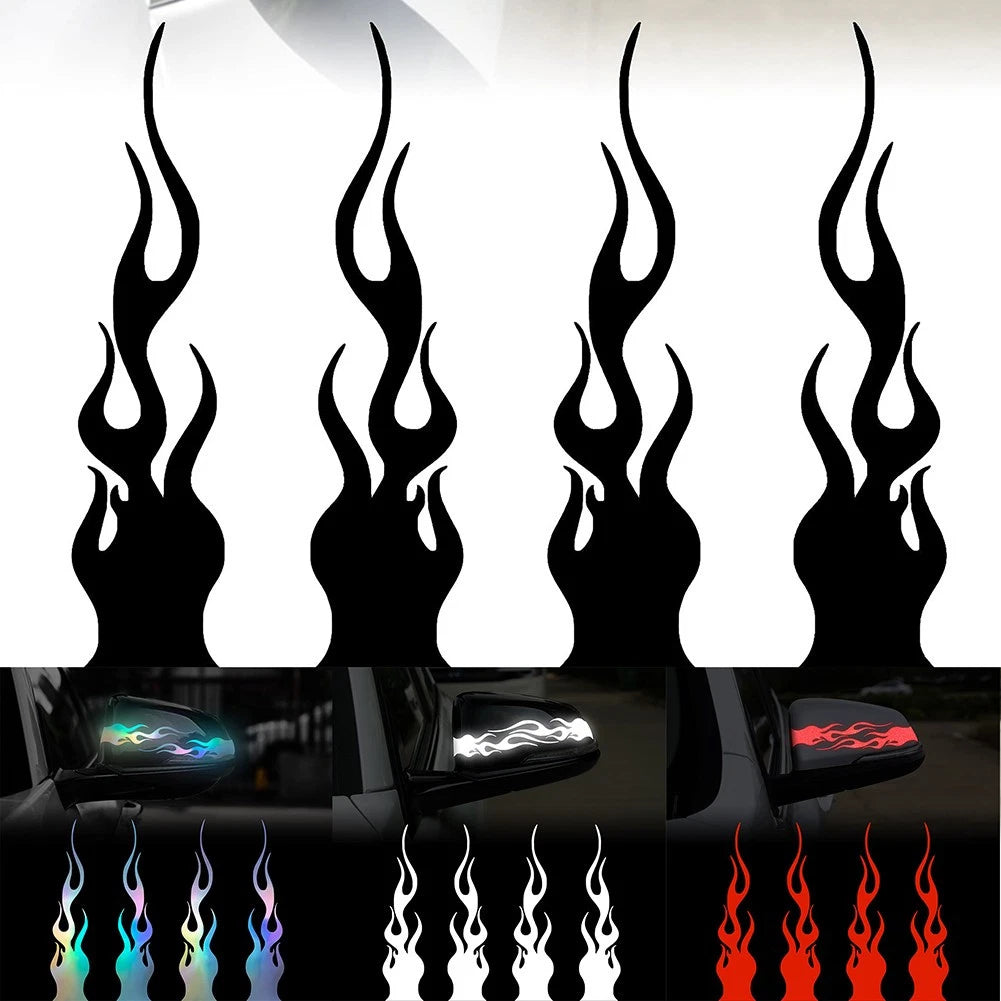Flame Stickers for Car Racing (Universal Fit)