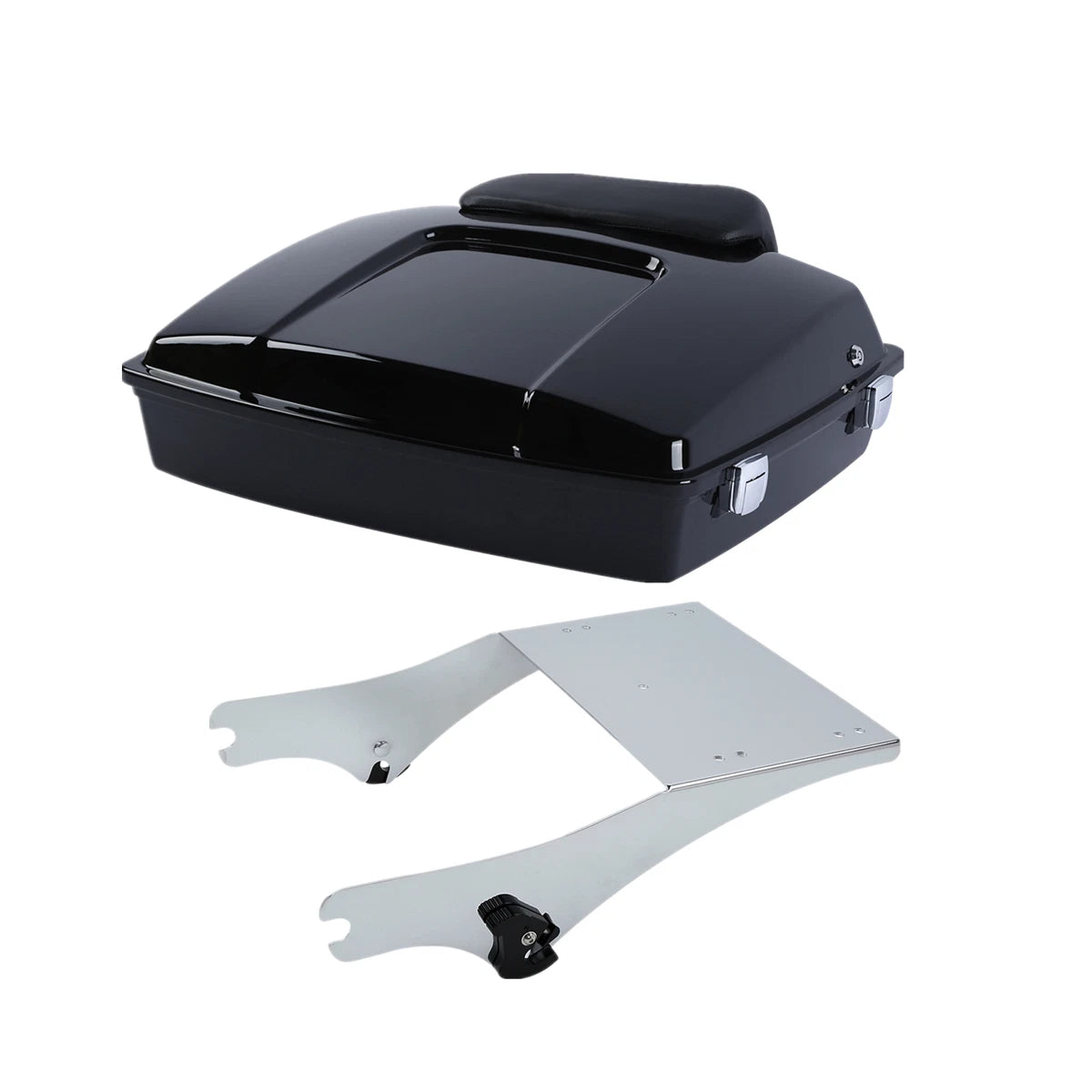 Trunk Backrest Pad Mount Rack for Harley Touring (1997–2008)