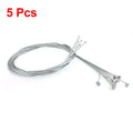 Bike Rear Brake Cable 1.75M 1mm Replacement 5 Pack for Generic Bicycle (—)