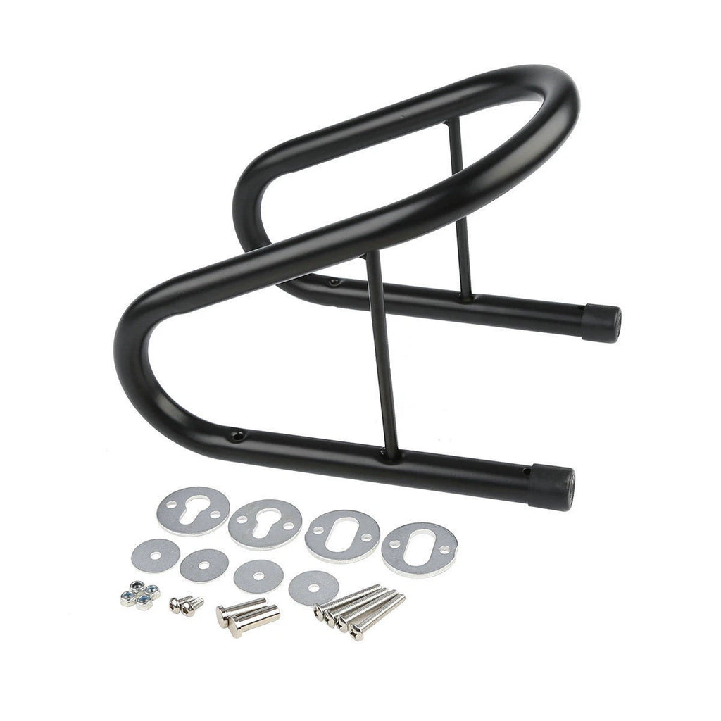 2X 6.5" Wide Tire Wheel Chock Quick Release Mount Hardware Kit