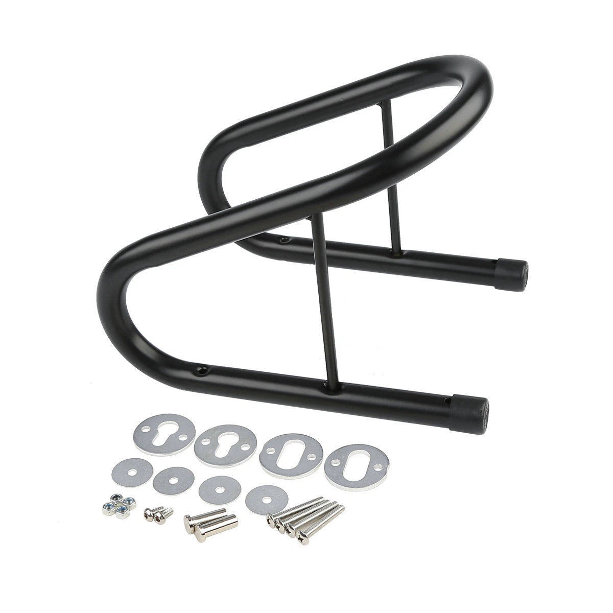 2X 6.5" Wide Tire Wheel Chock Quick Release Mount Hardware Kit