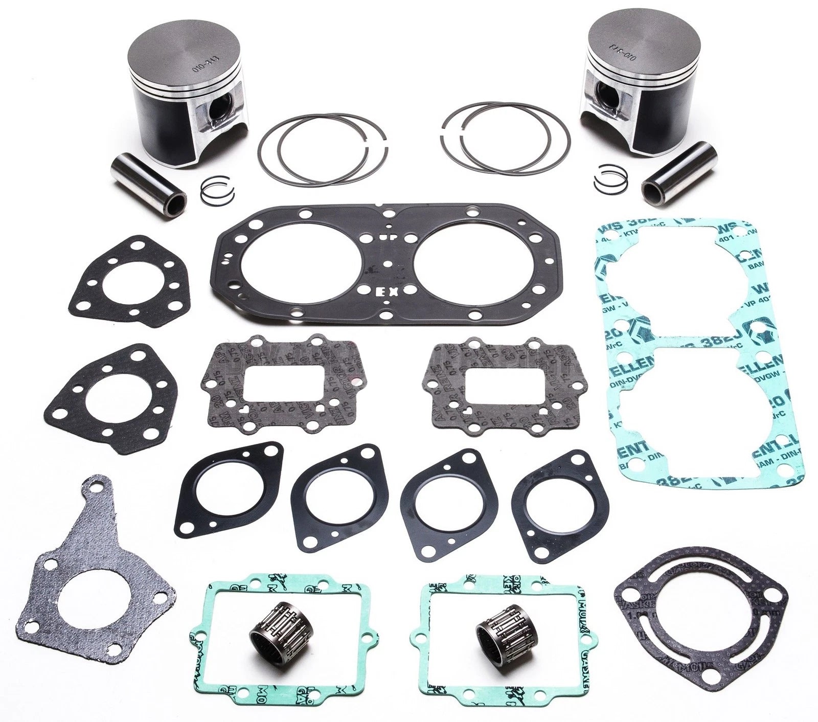 Piston Gasket Top End Rebuild Kit 1mm Over for Kawasaki 800 SXR SX-R