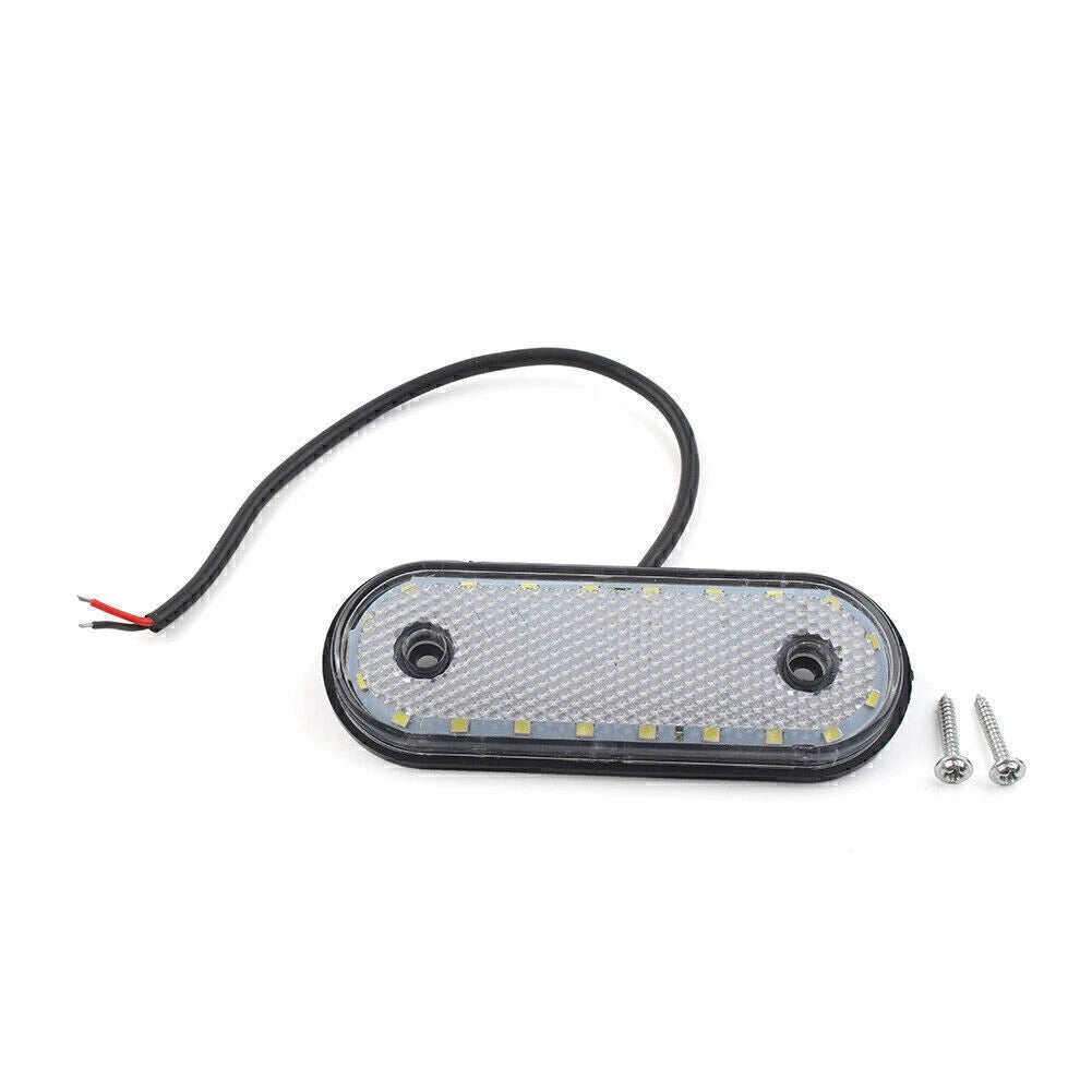 LED Oval Side Marker Indicator Light for Trailer Truck Van