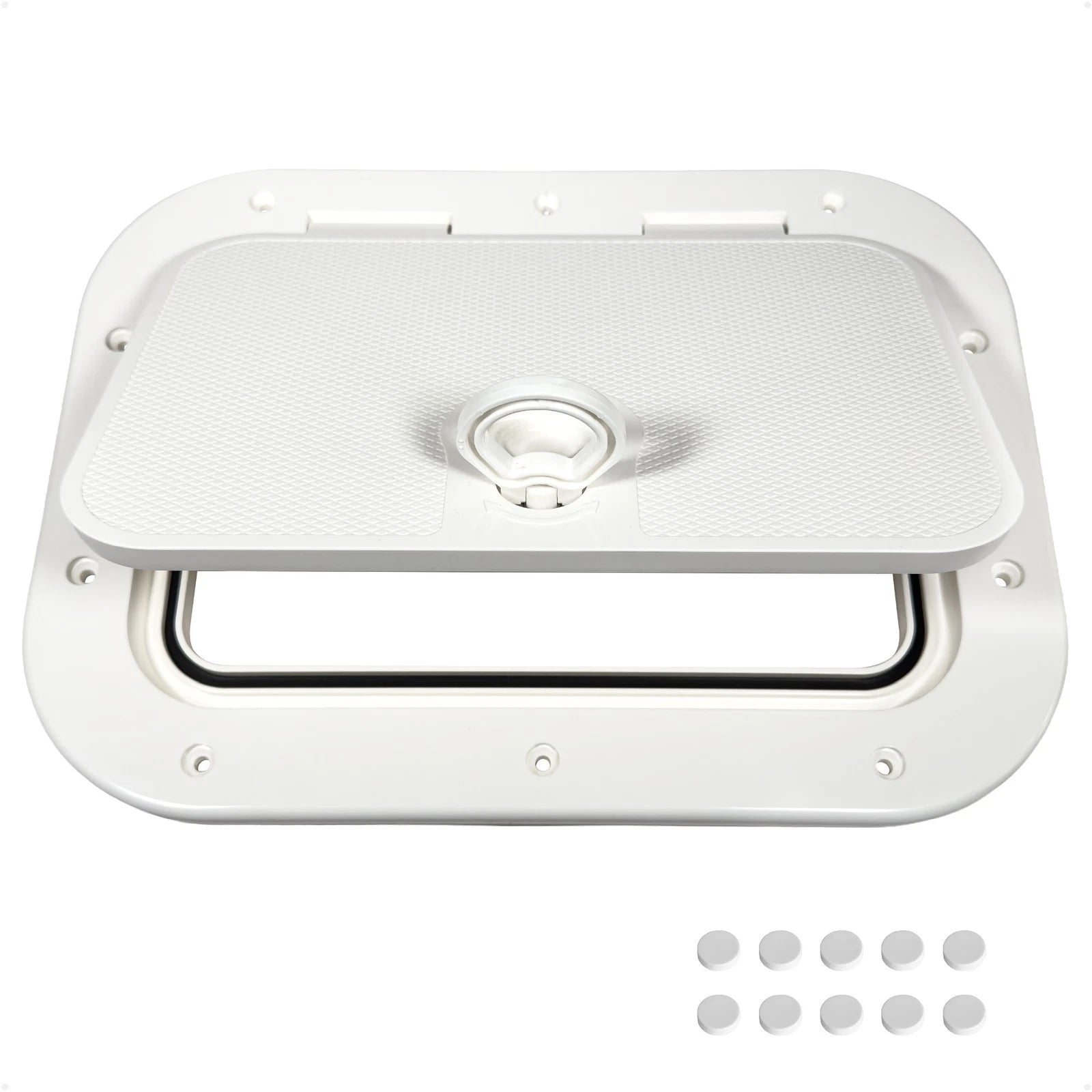 Boat Hatch Access Lid 15-11/16" x 12-7/8" Off-White