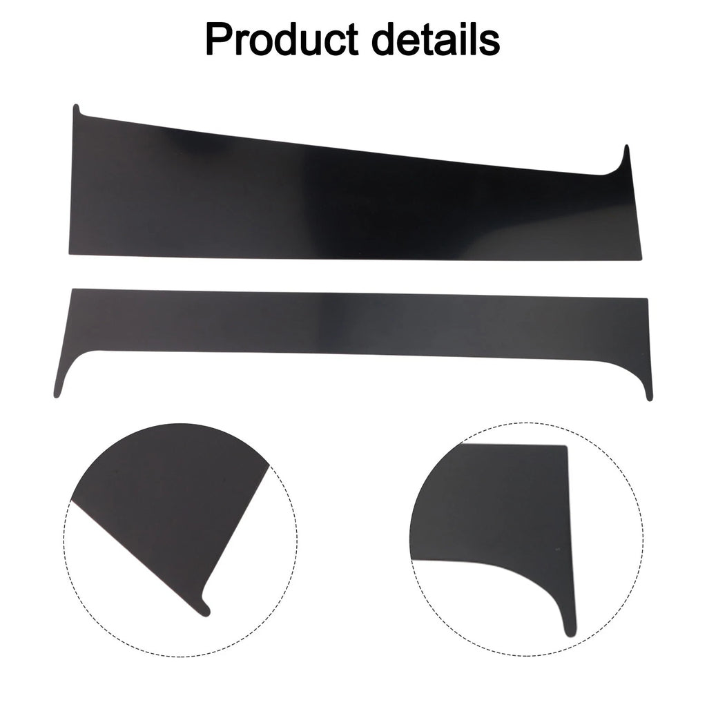 Window Cover for T5 T6 (2008–2021) Glossy Black Pillar Posts