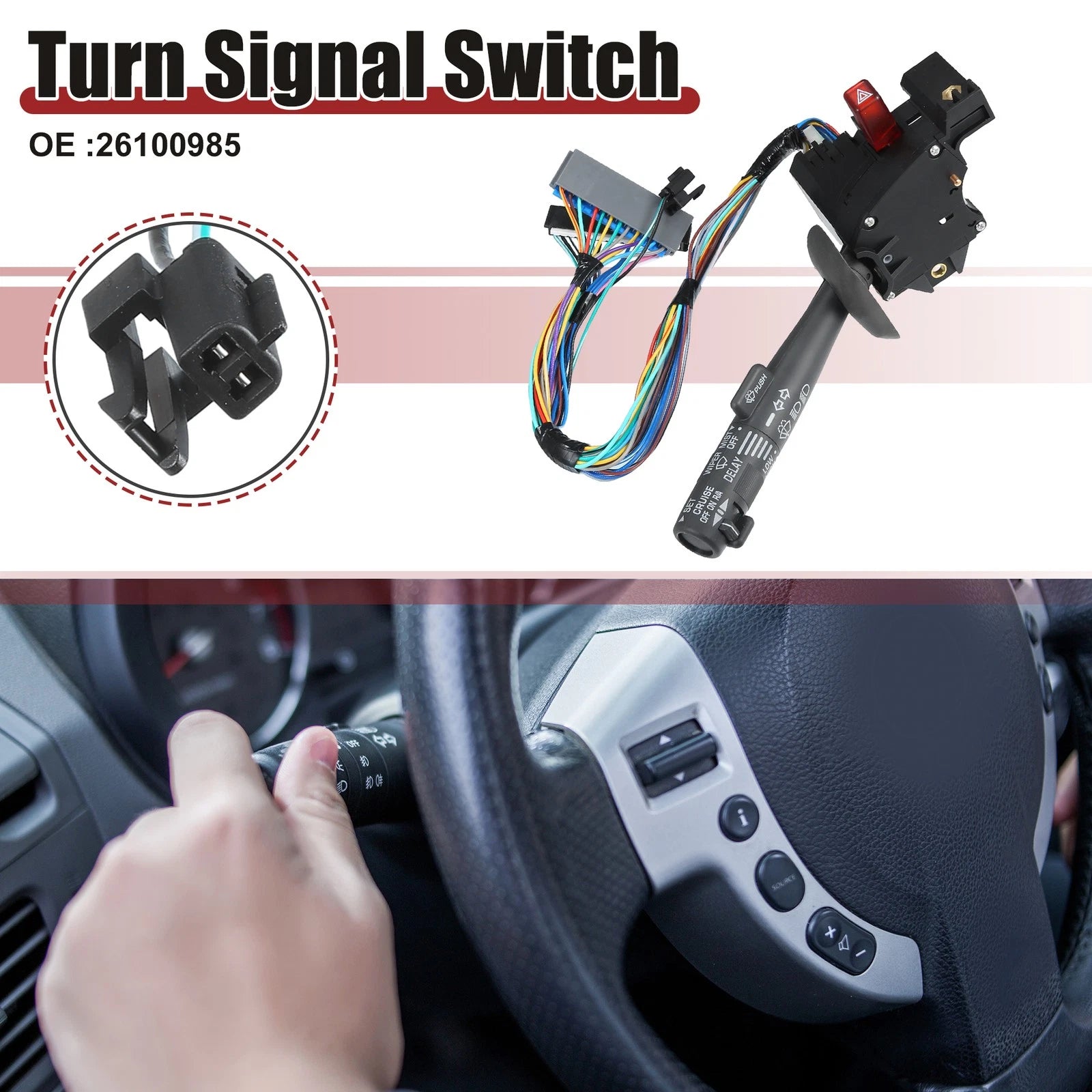 Turn Signal Switch Multifunction Combination Switch for Chevrolet (2008–2014)