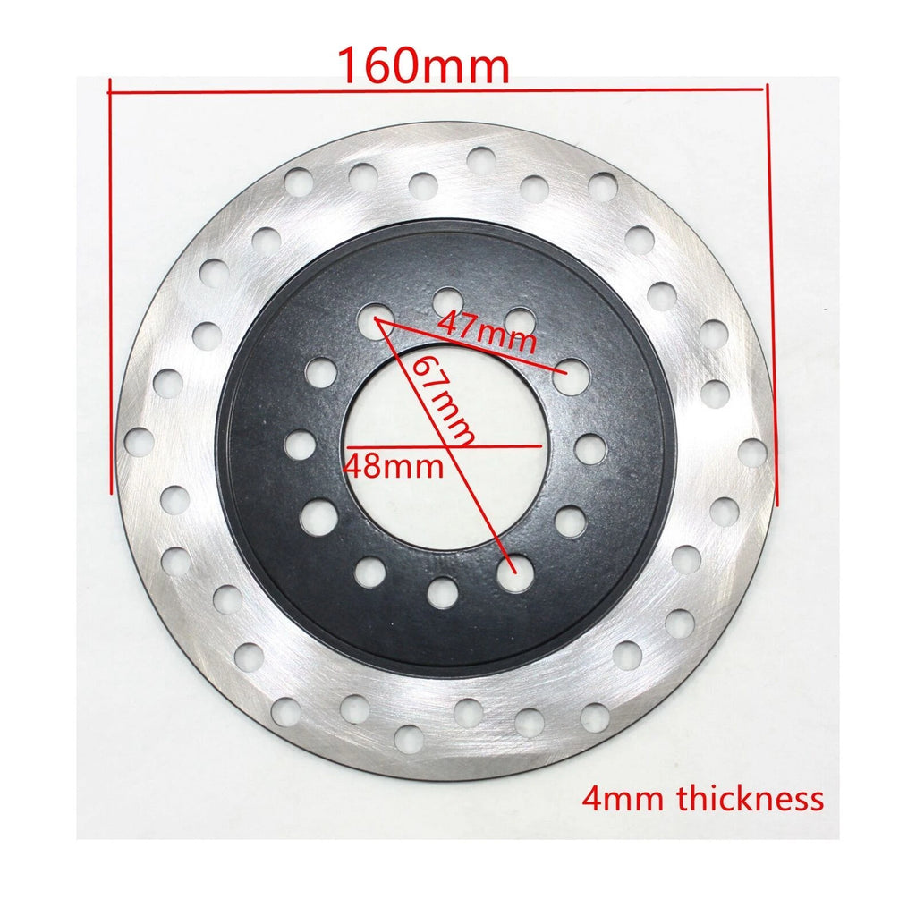 Brake Disc Rotor Caliper for Thumpster Atomik Pitpro ATV Quad (160mm)