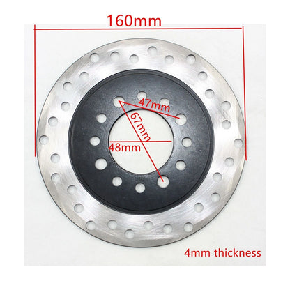 Brake Disc Rotor Caliper for Thumpster Atomik Pitpro ATV Quad (160mm)