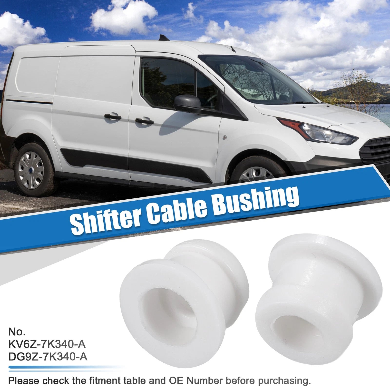 Gearbox Shifter Cable Bushing Replacement Set for Ford Transit Connect (2002–2018)