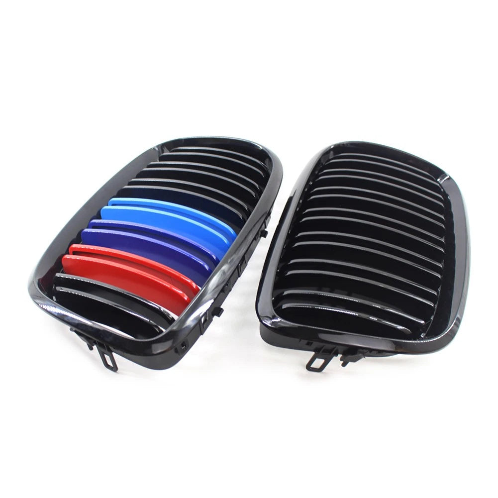 M-Color Front Kidney Grille for BMW X5 X6 E70 E71 (2007–2013)