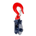 2 Ton Snatch Block w/ Hook Latch for Wrecker Roll Back Recovery (3" Sheave)