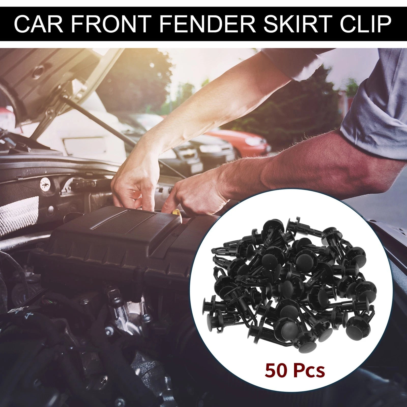 Front Fender Skirt Clips Replacement Set for Toyota 4Runner 2010-2023