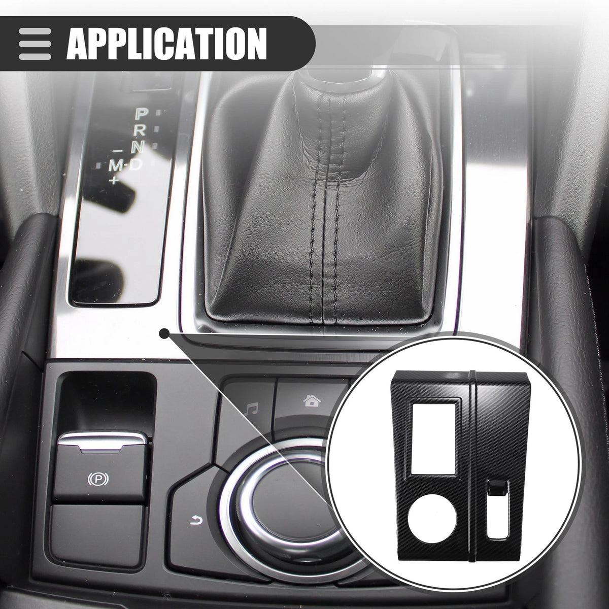 Carbon Fiber Shift Panel Trim for Mitsubishi Outlander (2022–2025)
