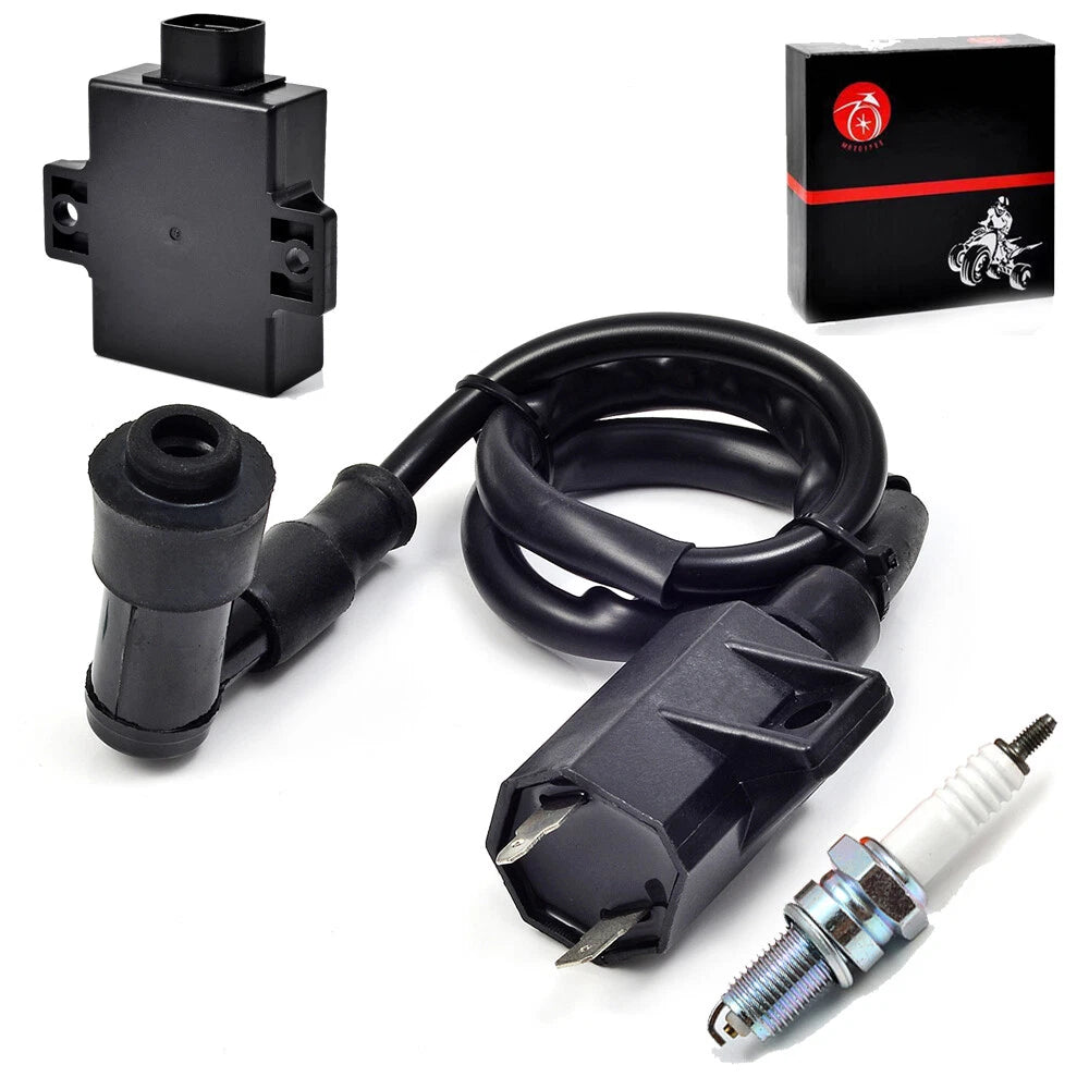 Ignition Coil Spark Plug CDI Kit for Kawasaki Bayou 250 (2003–2011)