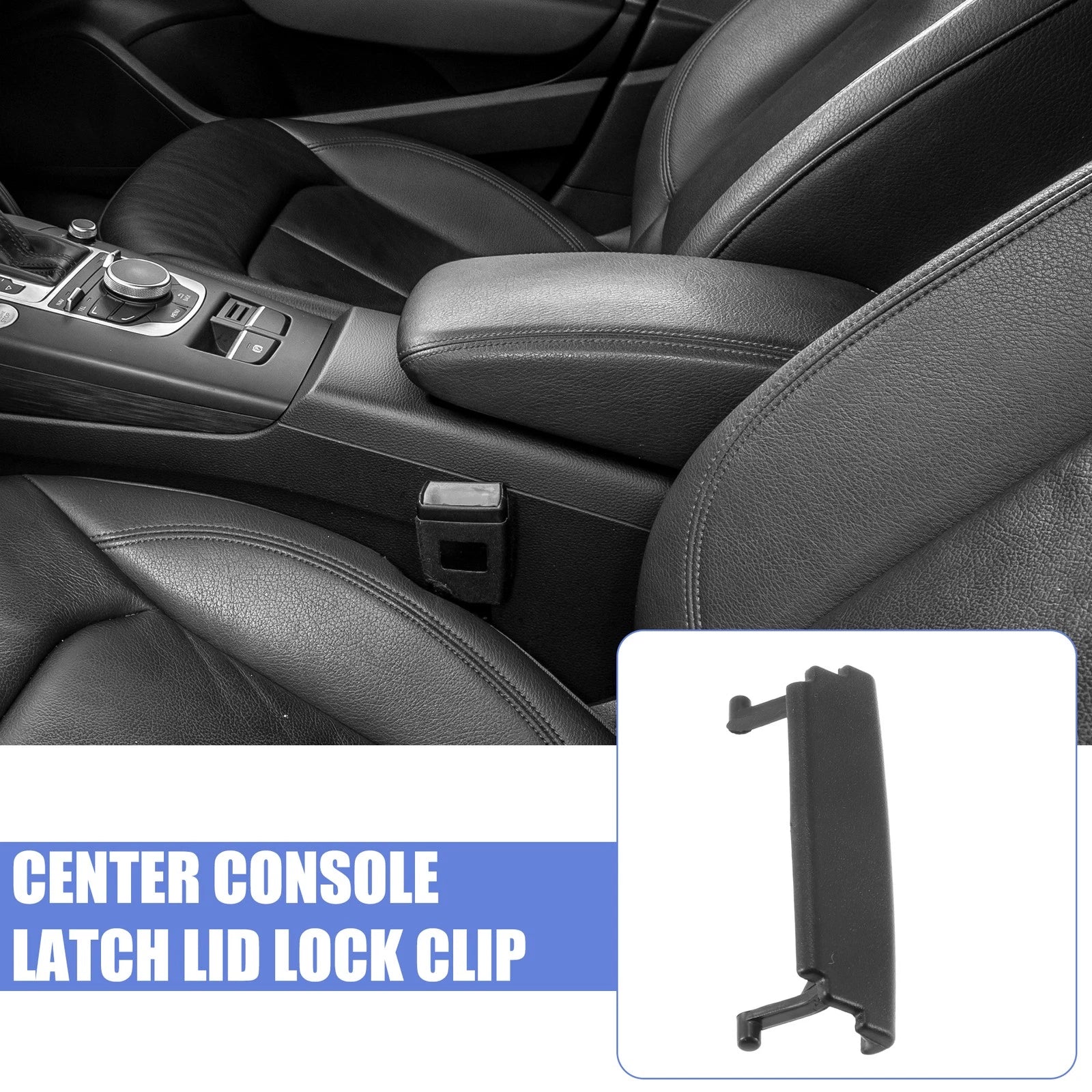 Center Console Latch Lock Clip Replacement for Audi A3 (2004–2012)