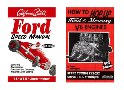 Flathead Ford Speed Manual & Hop Up Book Set for Ford Mercury V8 (1932–1953)