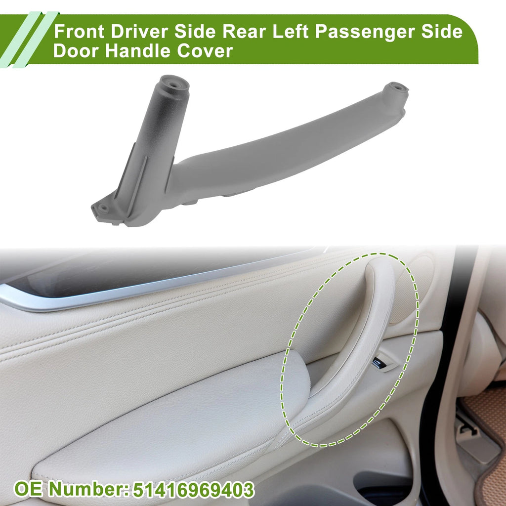 Door Panel Handle Pull Trim Cover Replacement for BMW X5 E70 (2007–2013)