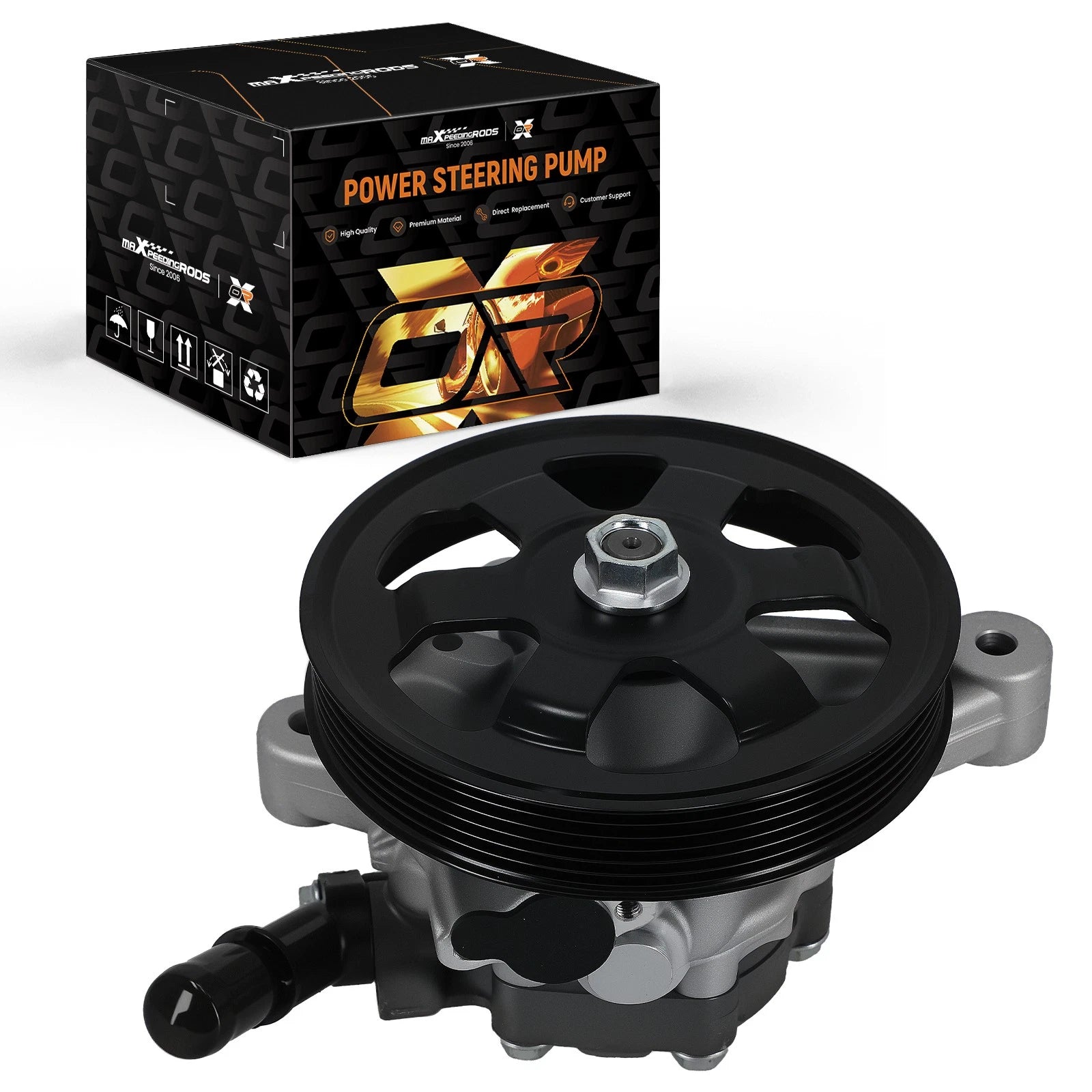 Power Steering Pump with Pulley for Honda Pilot Ridgeline (2012–2015)