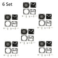 Set of 6 Carburetor Overhaul Rebuild Kits for Zama RB-122 Husqvarna 346XP 350 353