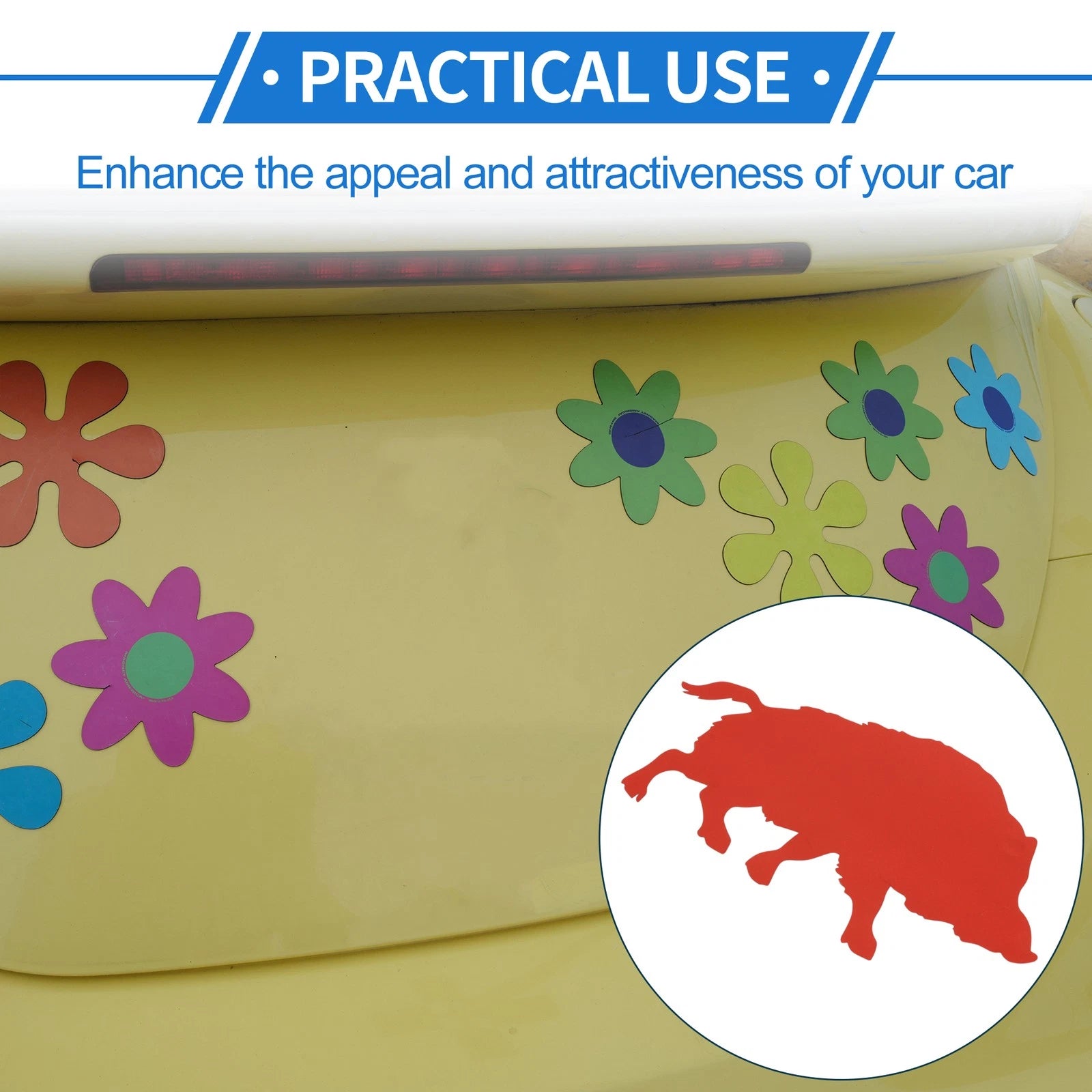 Reflective Bumper Decal for Wild Boar (Personalized)