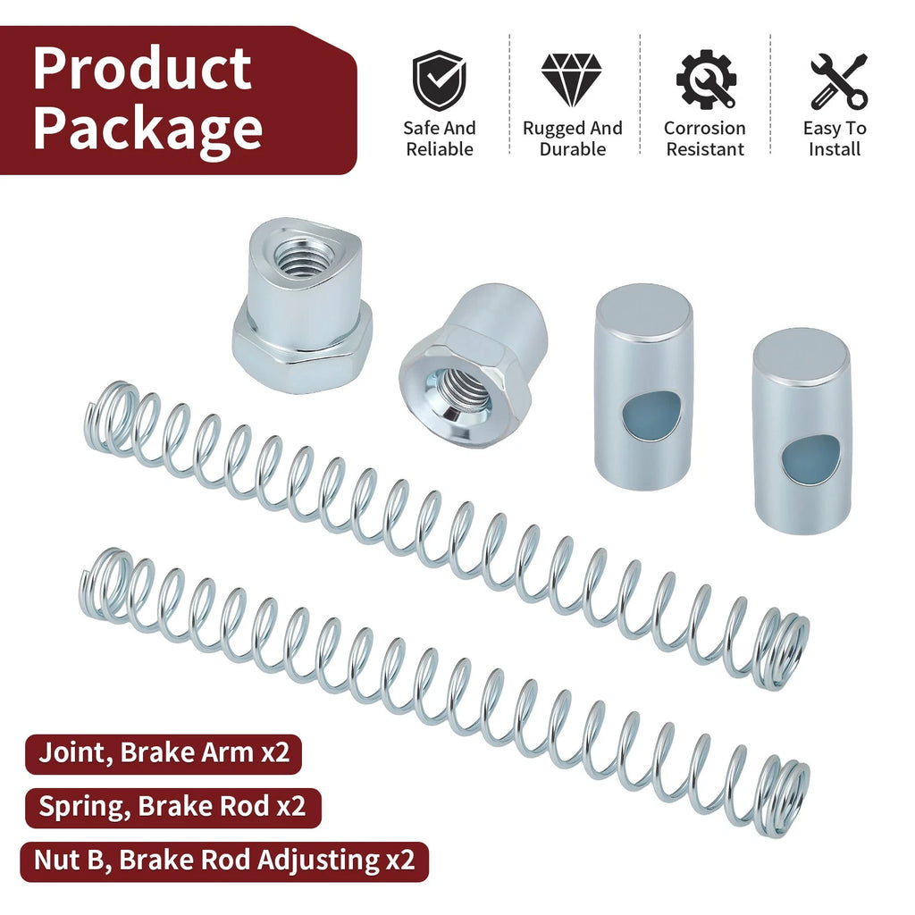 Rear Brake Rod Spring Adjuster Nut Kit for Honda Z50A/Z50R (1971–1987)