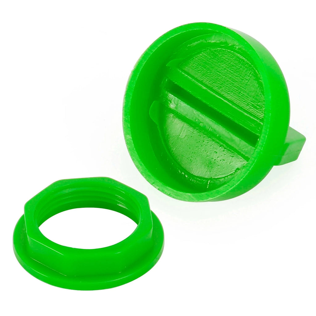 5X Green Ignition Key Cover w/Nut for Polaris RZR XP 570 800 900 1000 (2015–2021)