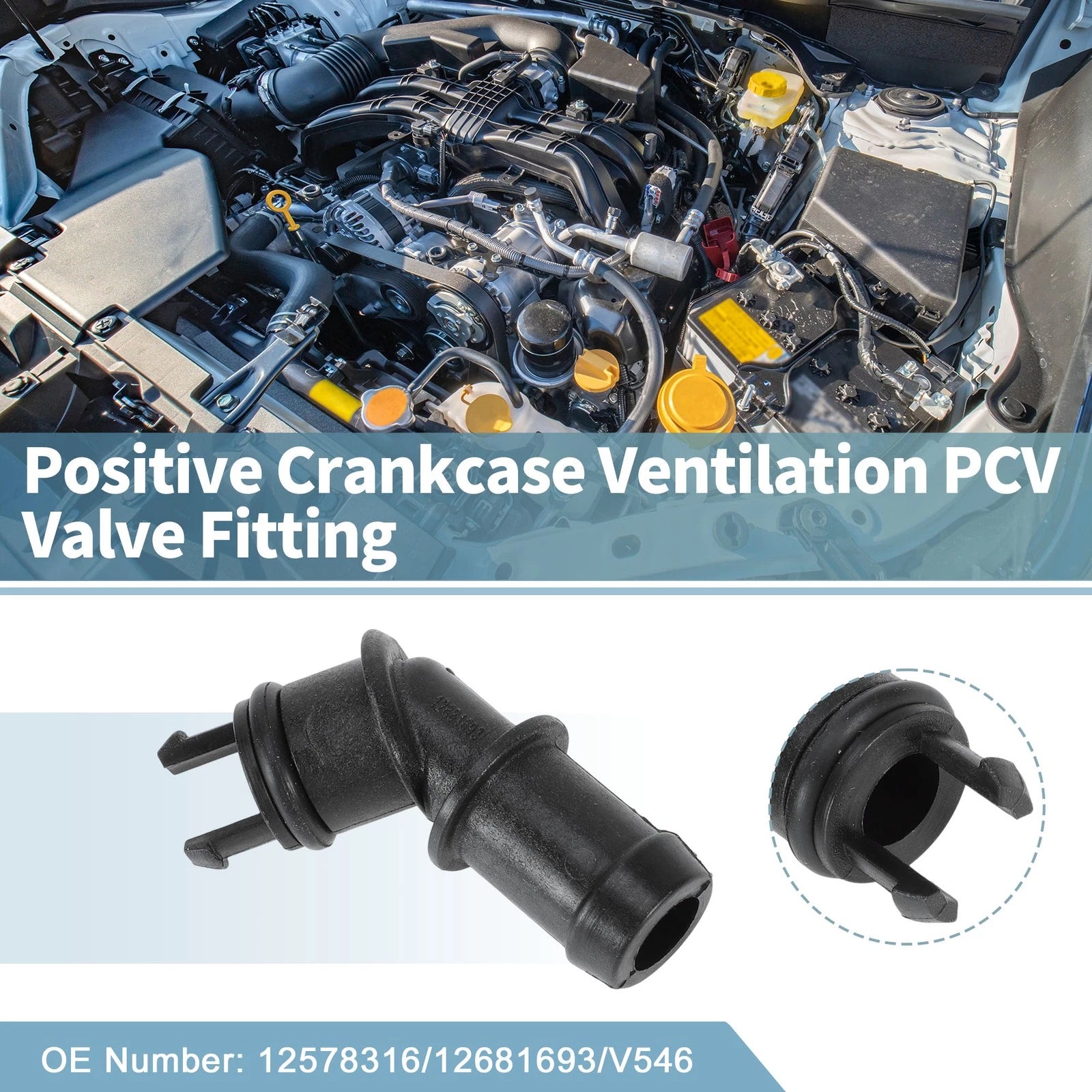 PCV Valve Replacement for Buick Enclave LaCrosse Chevy Impala (2008–2017)