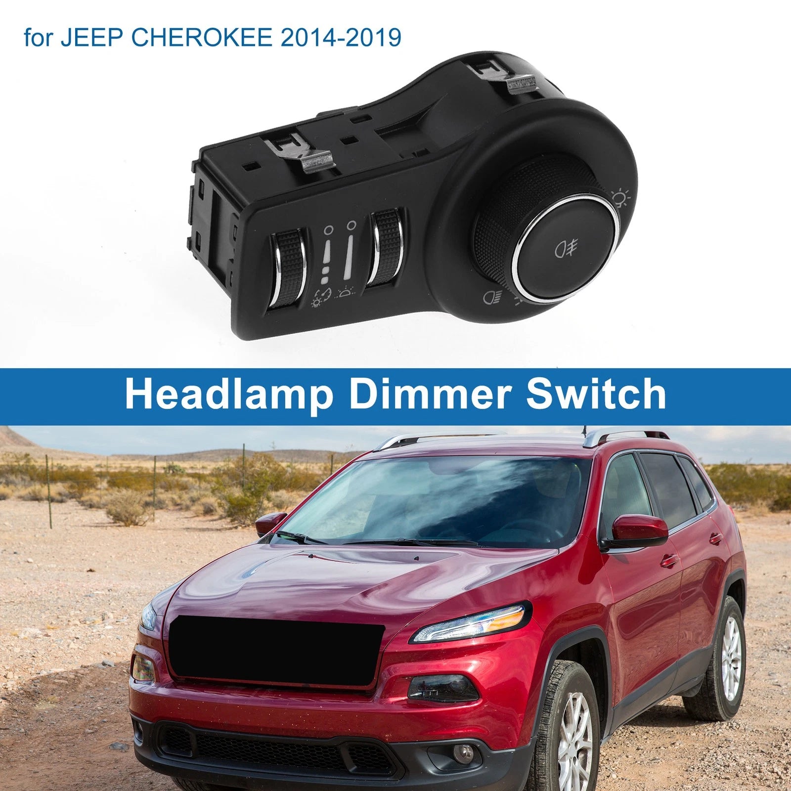Headlight Switch for Jeep Cherokee (2014–2017) No.68159551AA/68159551AB/68159551AC