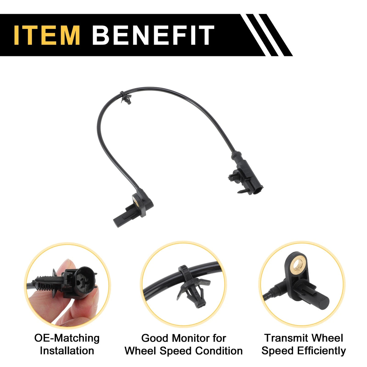 ABS Wheel Speed Sensor No. 479001CA0A for Infiniti FX35 (2003–2008) Rear Right
