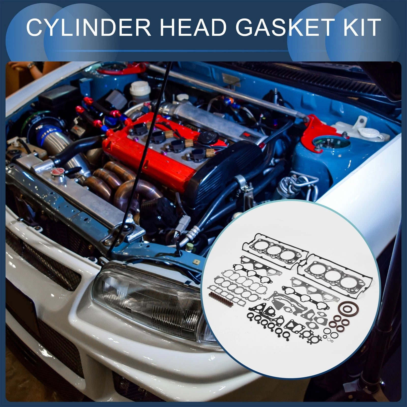 Cylinder Head Gasket Kit for Mitsubishi 6G74 (V25W) (1997–2004)