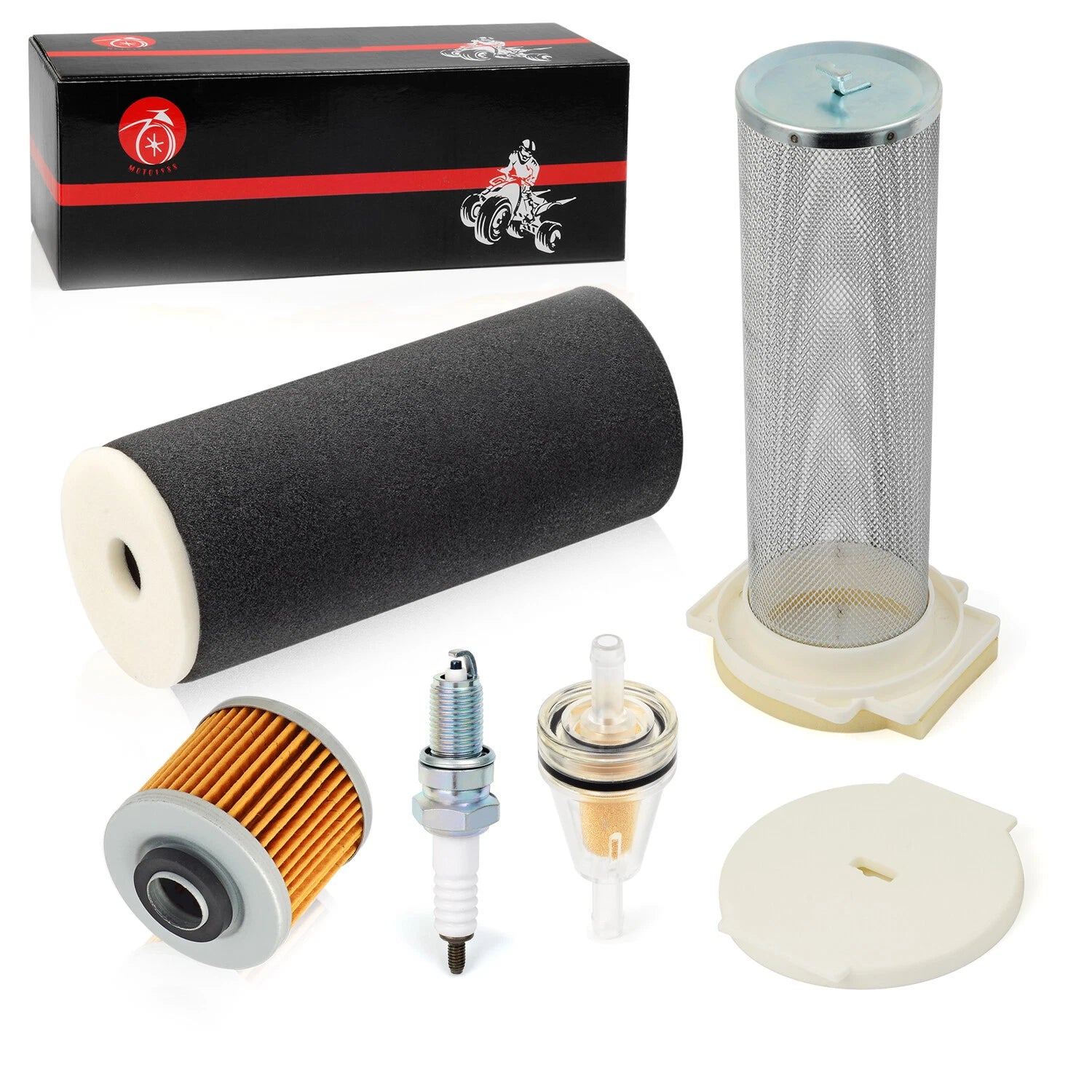 Air Filter Kit & Oil Filter for Yamaha Grizzly 600 YFM600F (1998–2001)