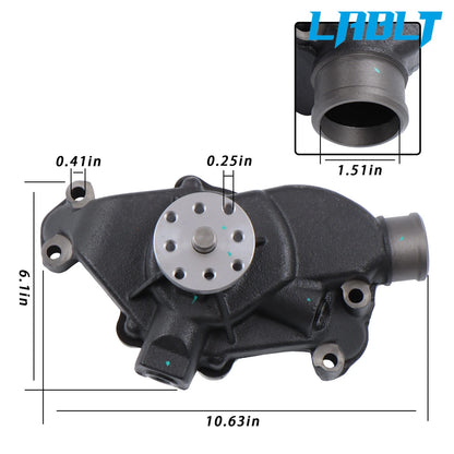 Engine Water Pump for Chevy Small Block V8 283 307 327 350 CID (1955–1976) AW898