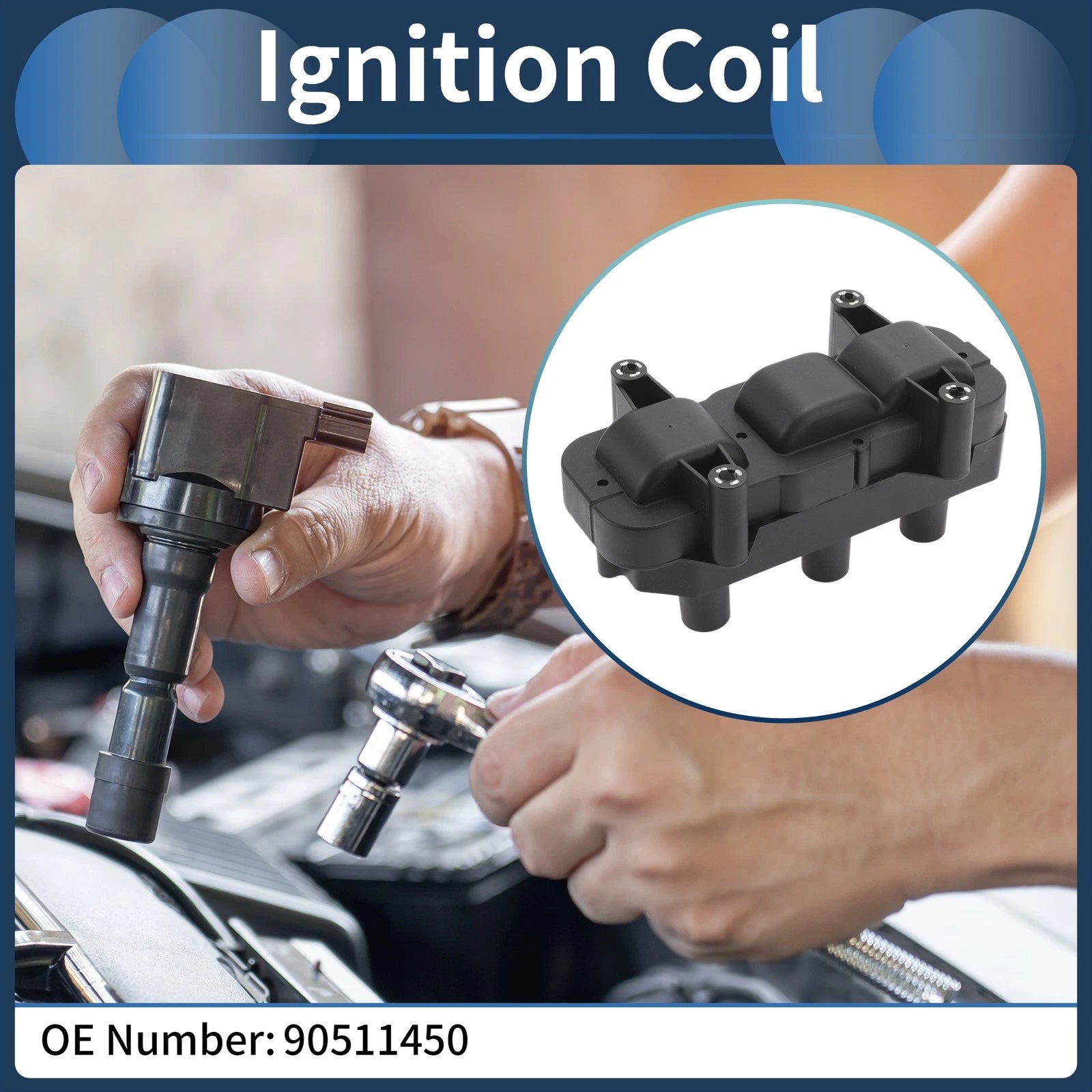 Ignition Coil Pack No.90511450 for Vauxhall Omega B (1994–2003)