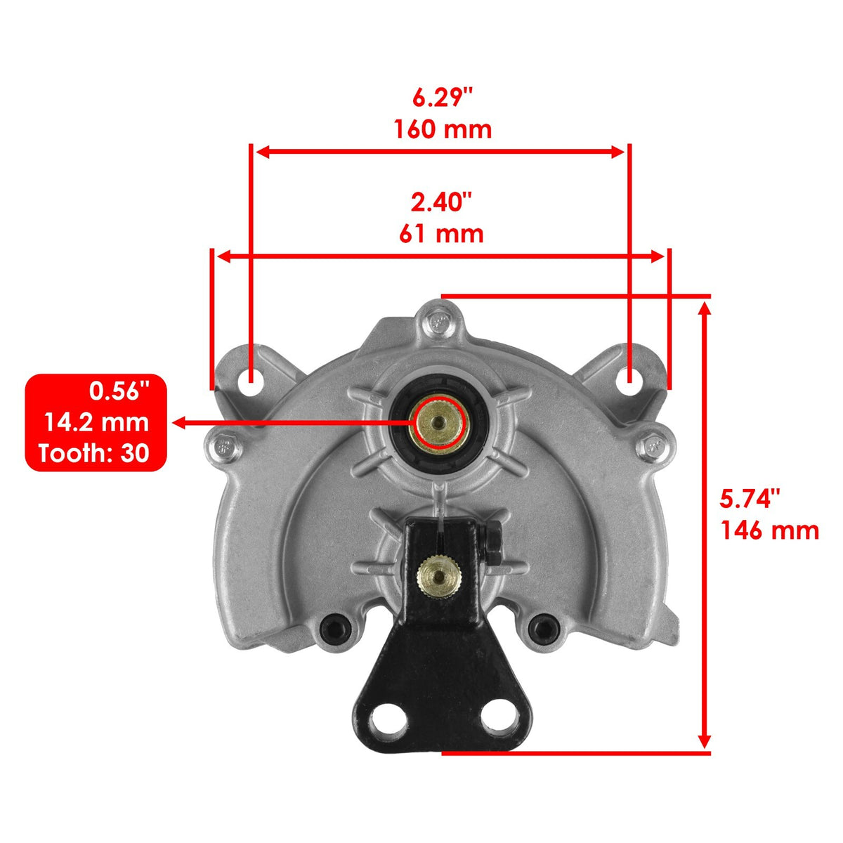 Steering Gear Box Assembly Replacement for Polaris RZR 170 (2009–2012)