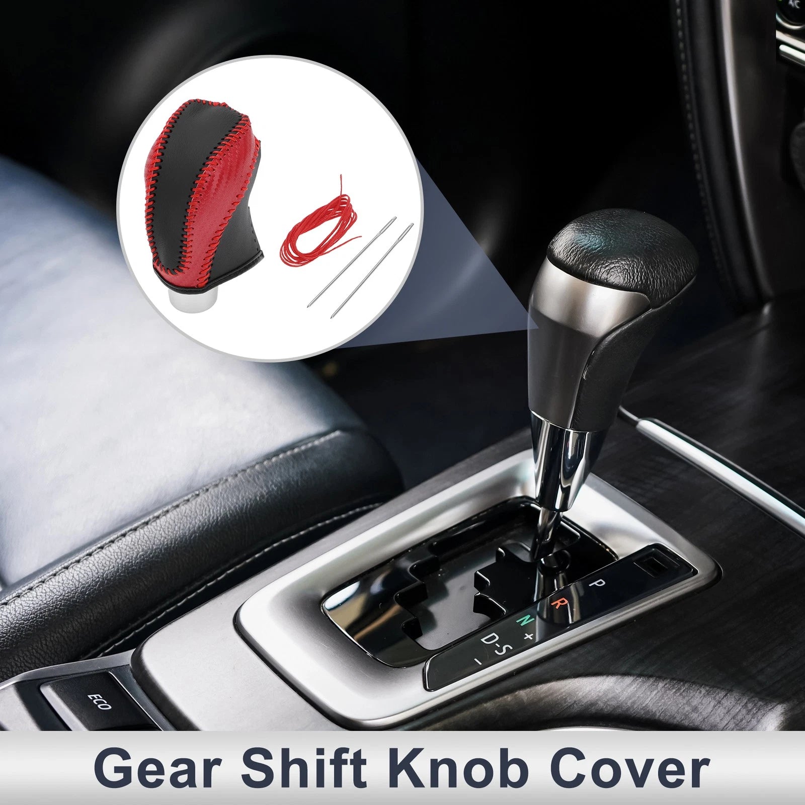 Gear Shift Knob Cover Replacement for Subaru Impreza (2017–2023) Carbon Fiber