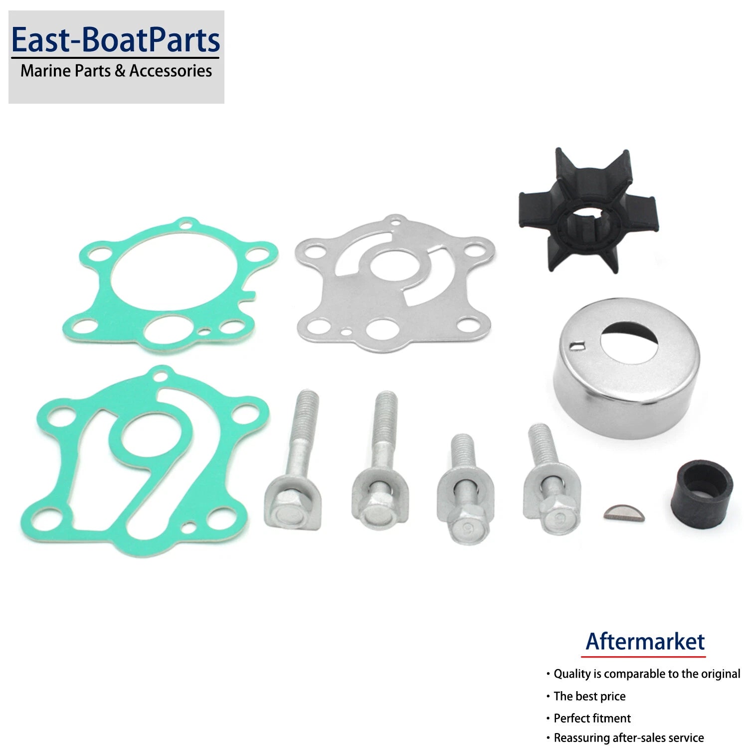 Water Pump Repair Kit for Mercury Marine 48-60 HP (Model 84188M 84188T 18-3425)