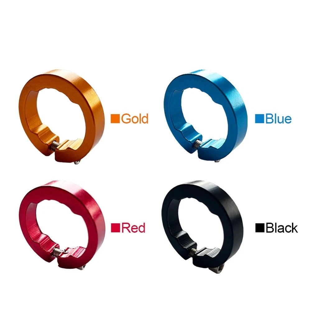 2X Aluminum Alloy Bike Grips Handlebar Lock Ring