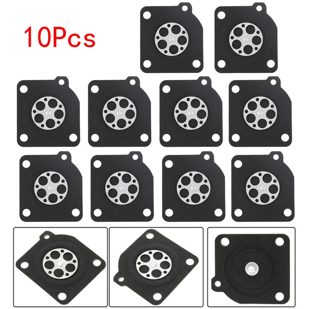 10pcs Carburetor Metering Diaphragm Rebuild Kit For ZAMA A015010 C1U Carburetor