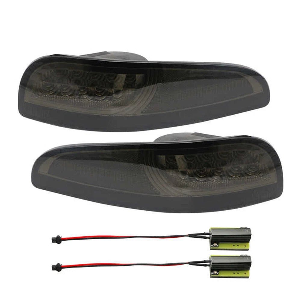 Front Bumper Light Signal Parking Lamp for Chevy Corvette C5 (1997–2004) Dynamic Smoke