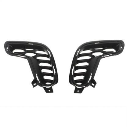 2pcs Left & Right Side Fog Light Lamp Bezel Black for Dodge Durango 2021-2022