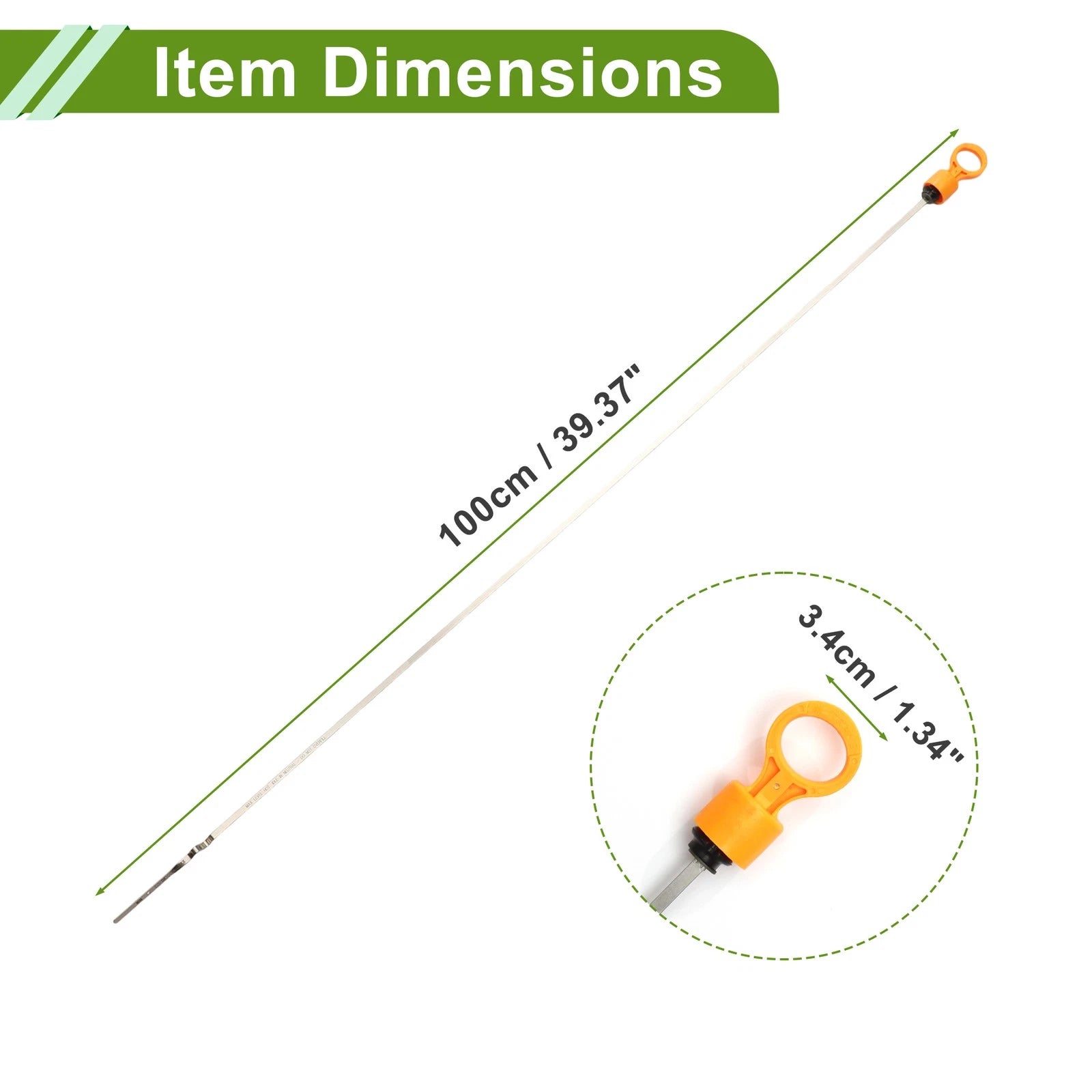 Engine Oil Dipstick Replacement for Dodge Ram 1500 8.3L 2005–2006
